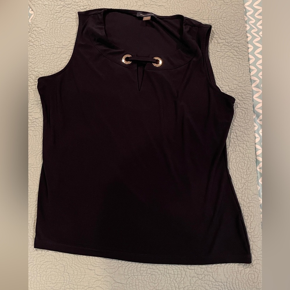 Navy Blue sleeveless Top- Tommy Hilfiger